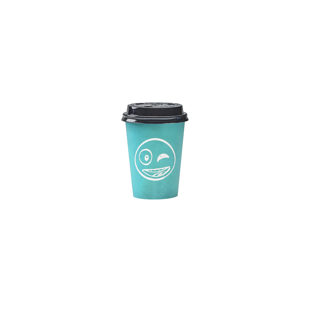 20 Paper Cups with Lids - 12 OZ